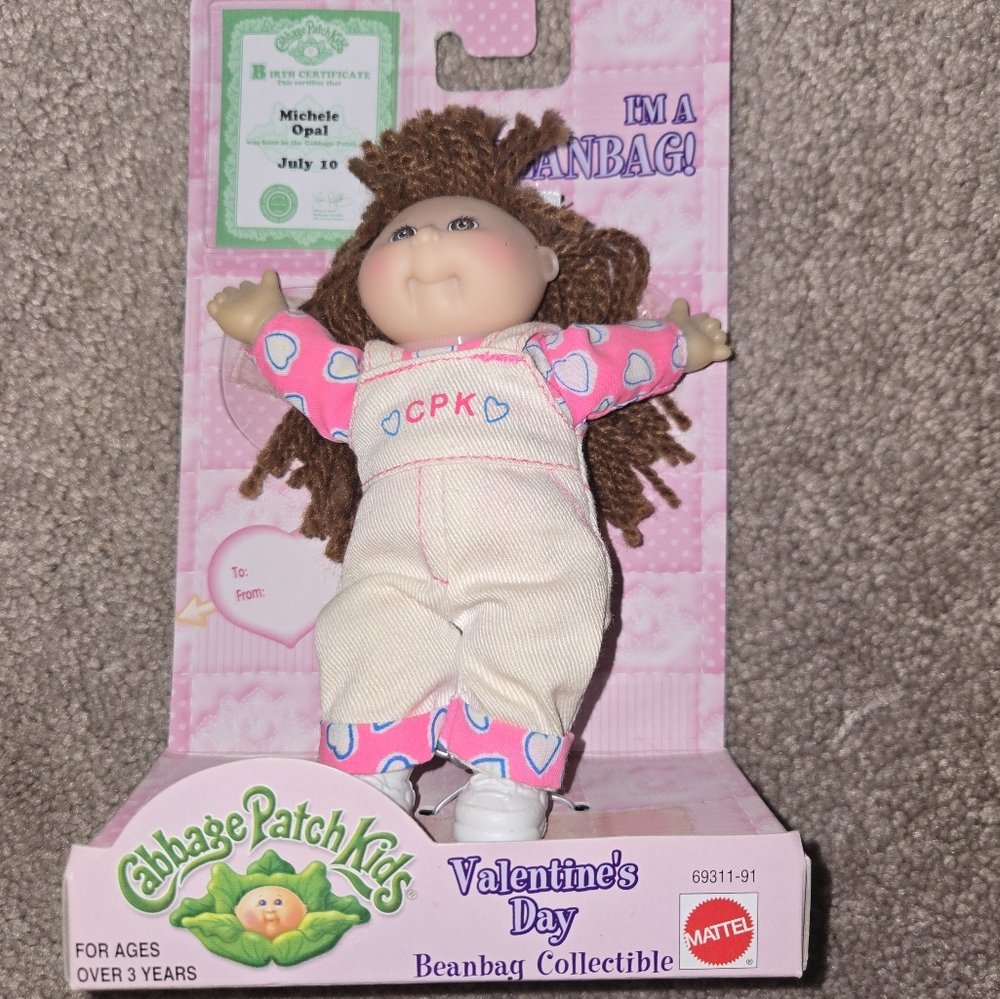 Valentine's Day Beanbag Cabbage Patch Kids Doll